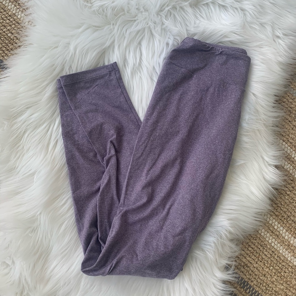Lularoe Heather Purple OS Leggings
